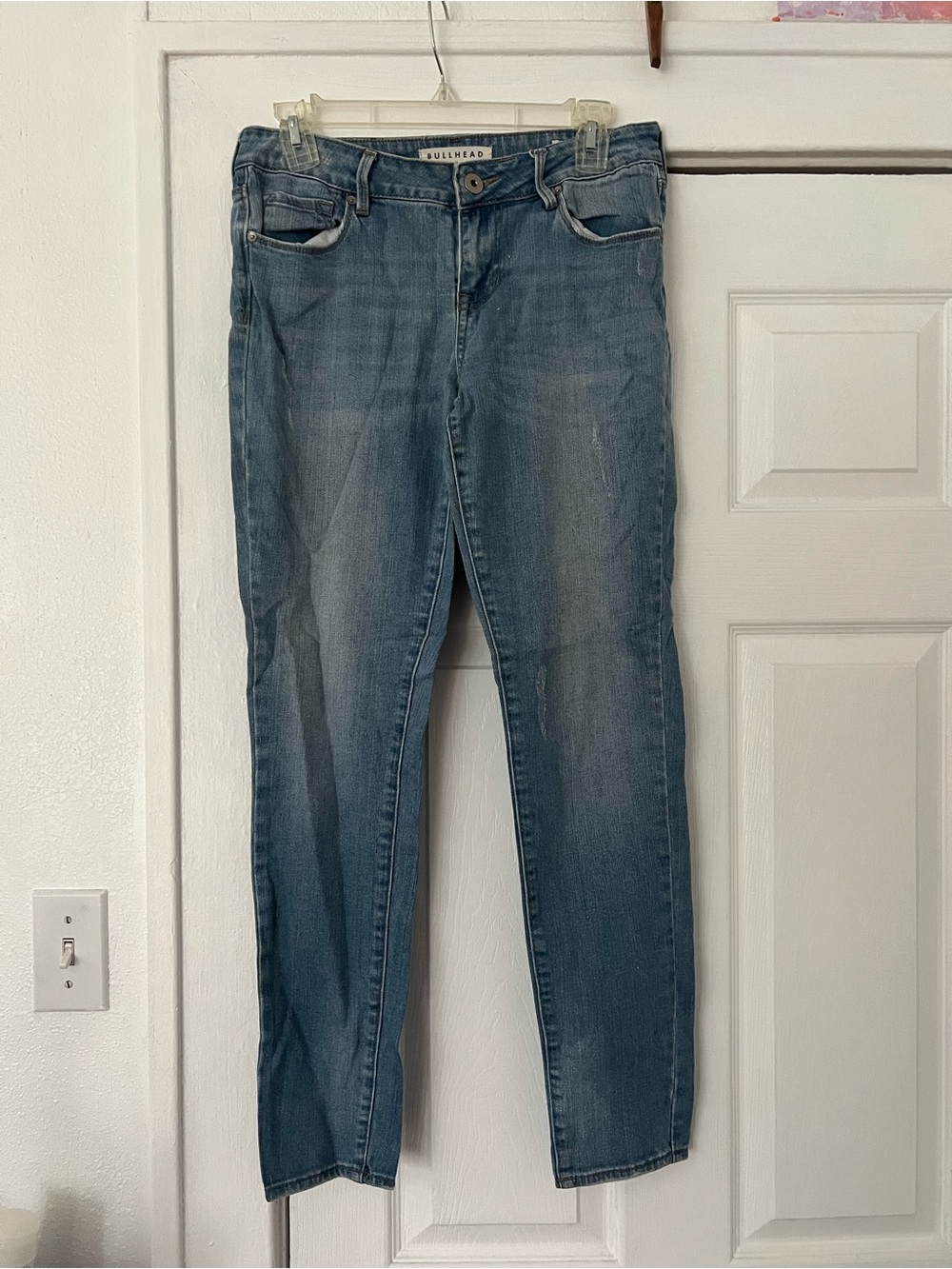 Pacsun Bullhead Women’s low rise Light Blue Skinny Jeans size 7 regular